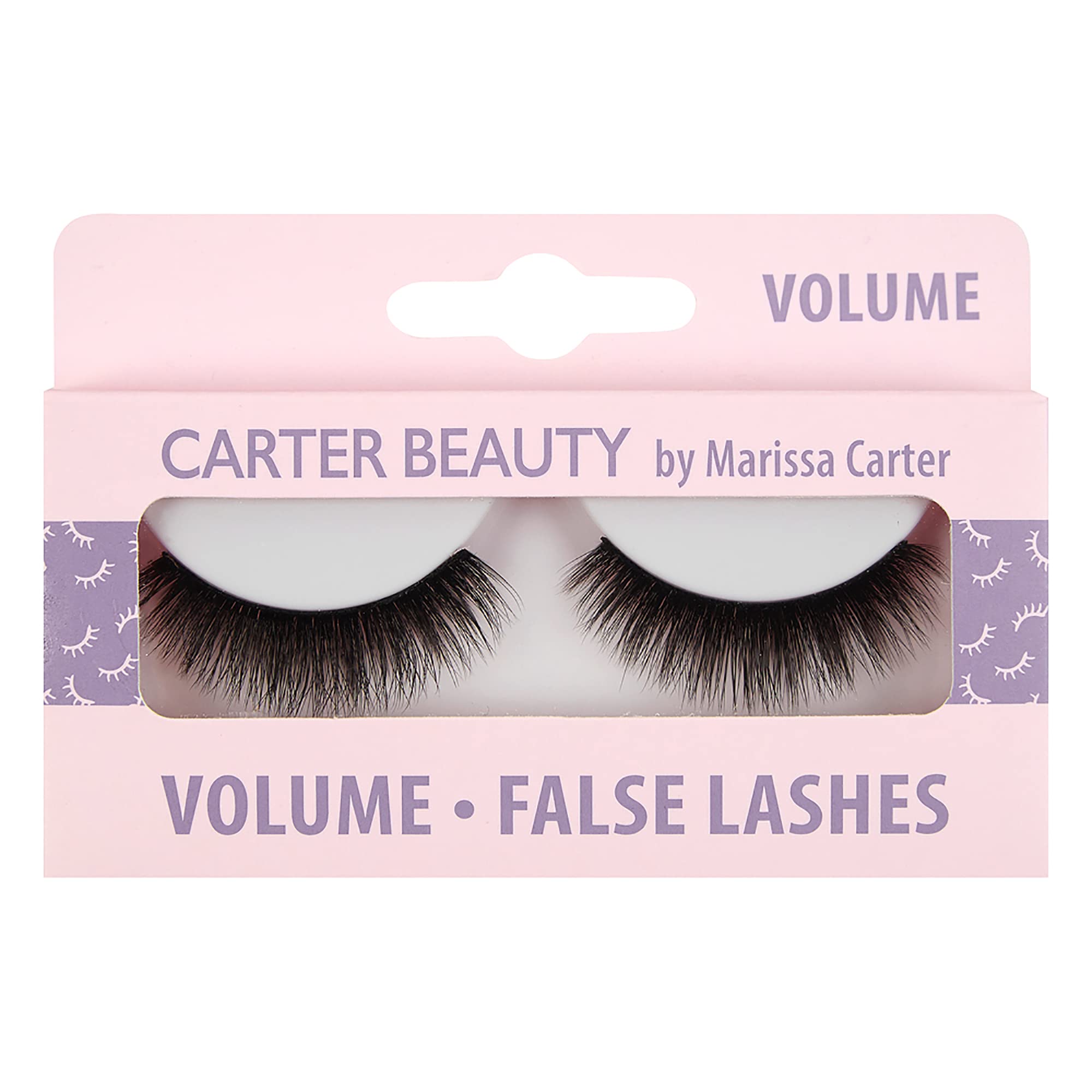 Cílios Postiços Carter Beauty Volume Para Mulheres, 1 Par
