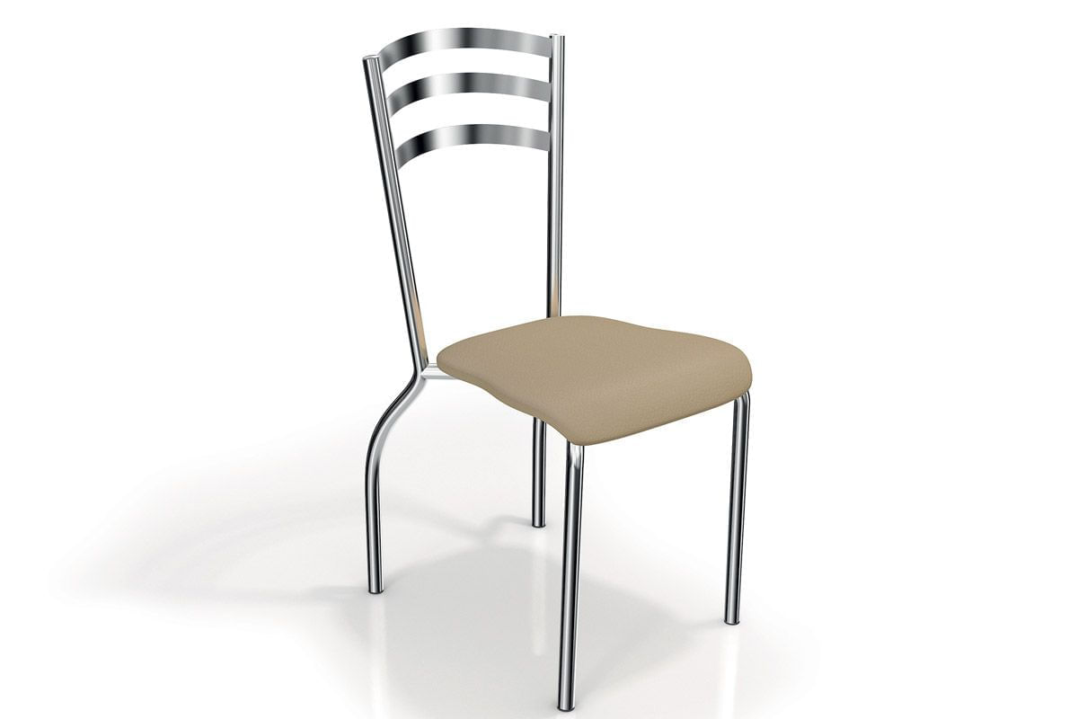 Cadeira Kappesberg Portugal Cromada 2C007CR Cor Cromada - Assento Nude 16