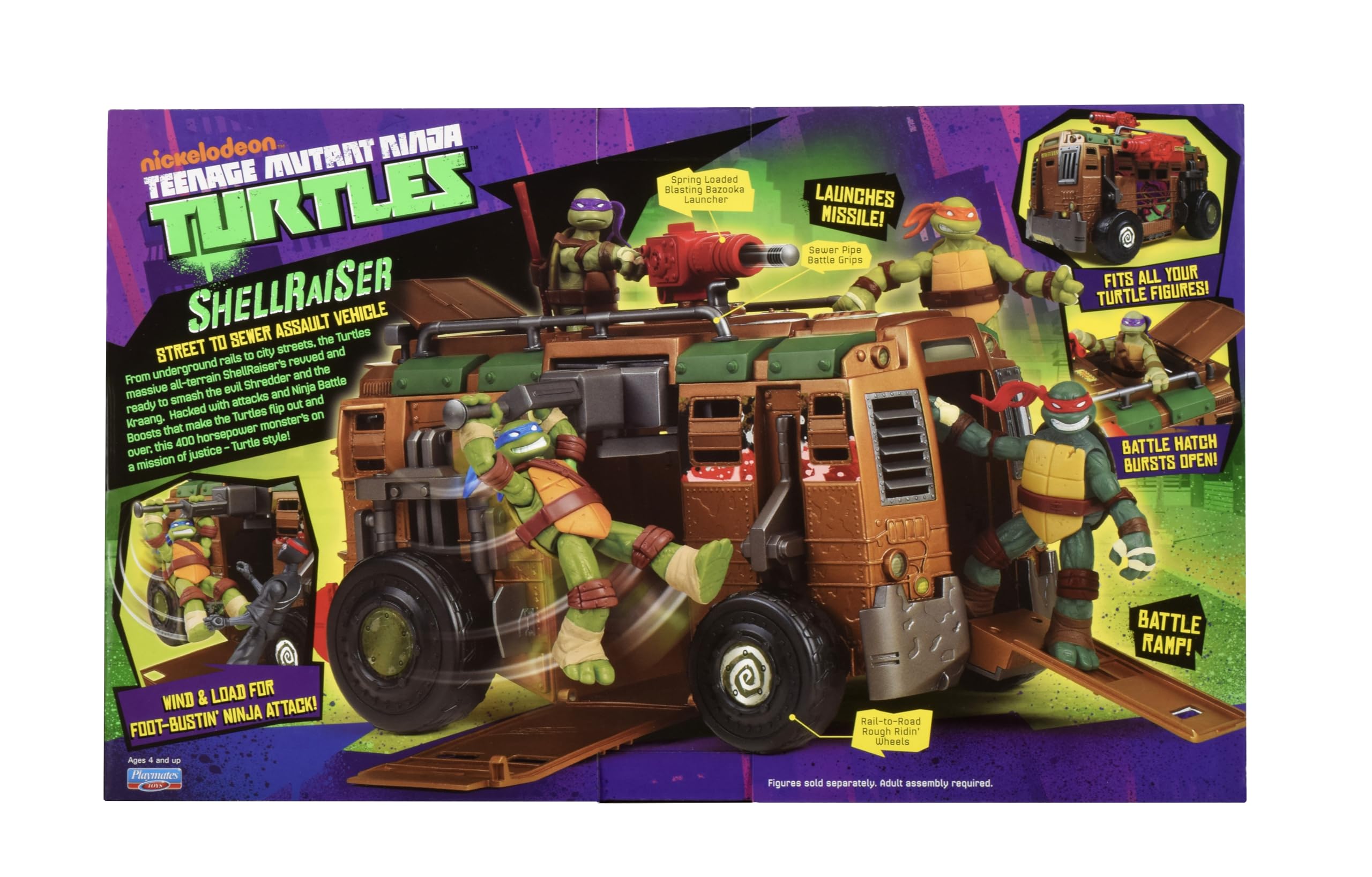 Toy Figure Tmnt 2012 Shellraiser Vehicle