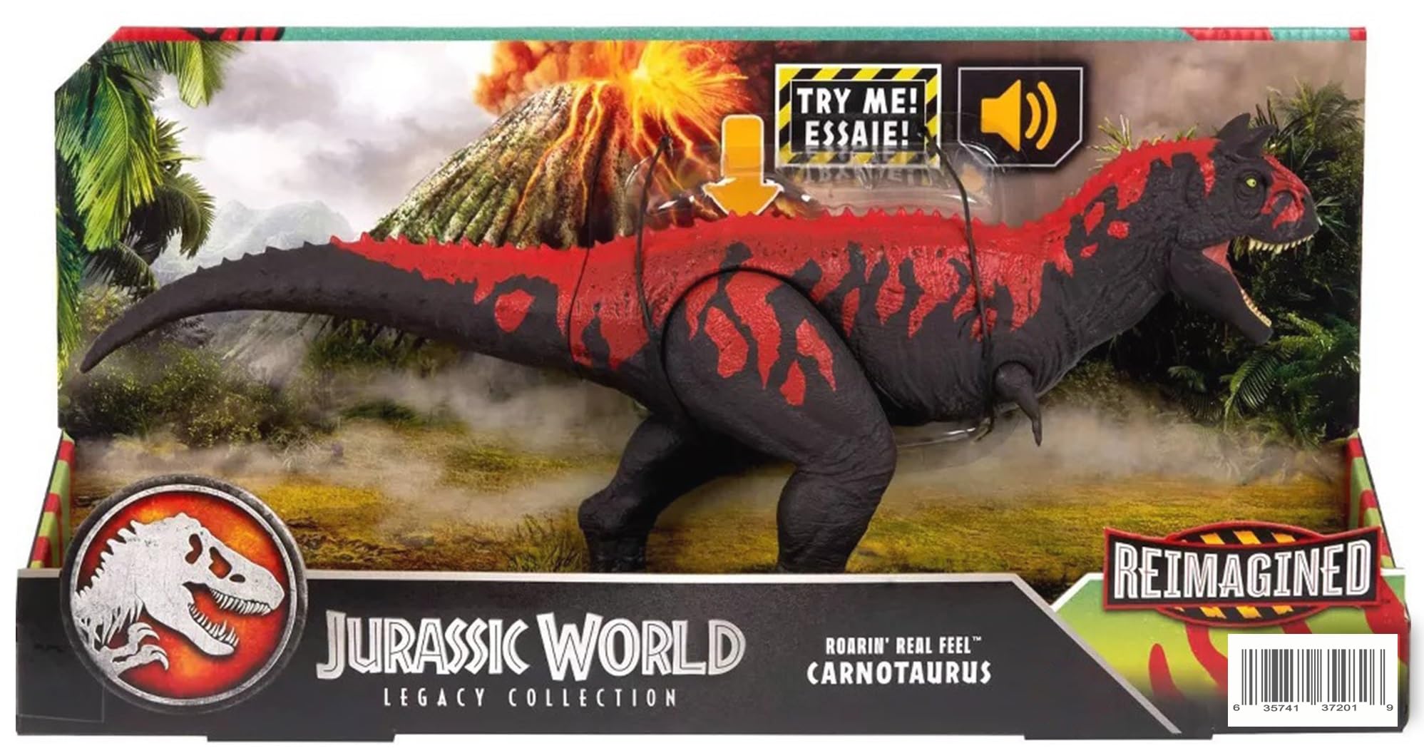 Brinquedo Magnetoe Jurassic Legacy Collection Carnotaurus