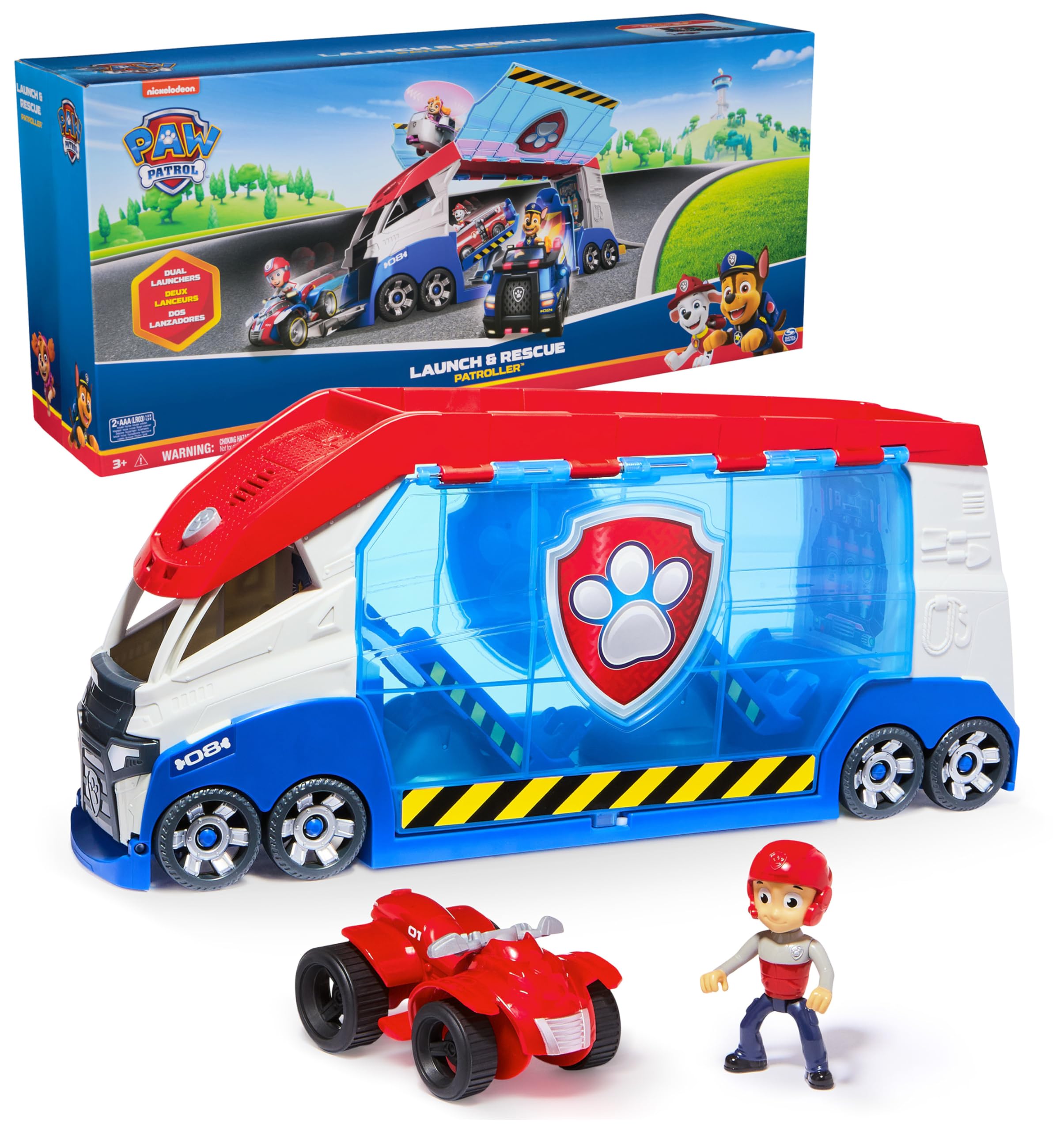 Toy Paw Patrol Transformando Paw Patrol Com Ryder E Atv
