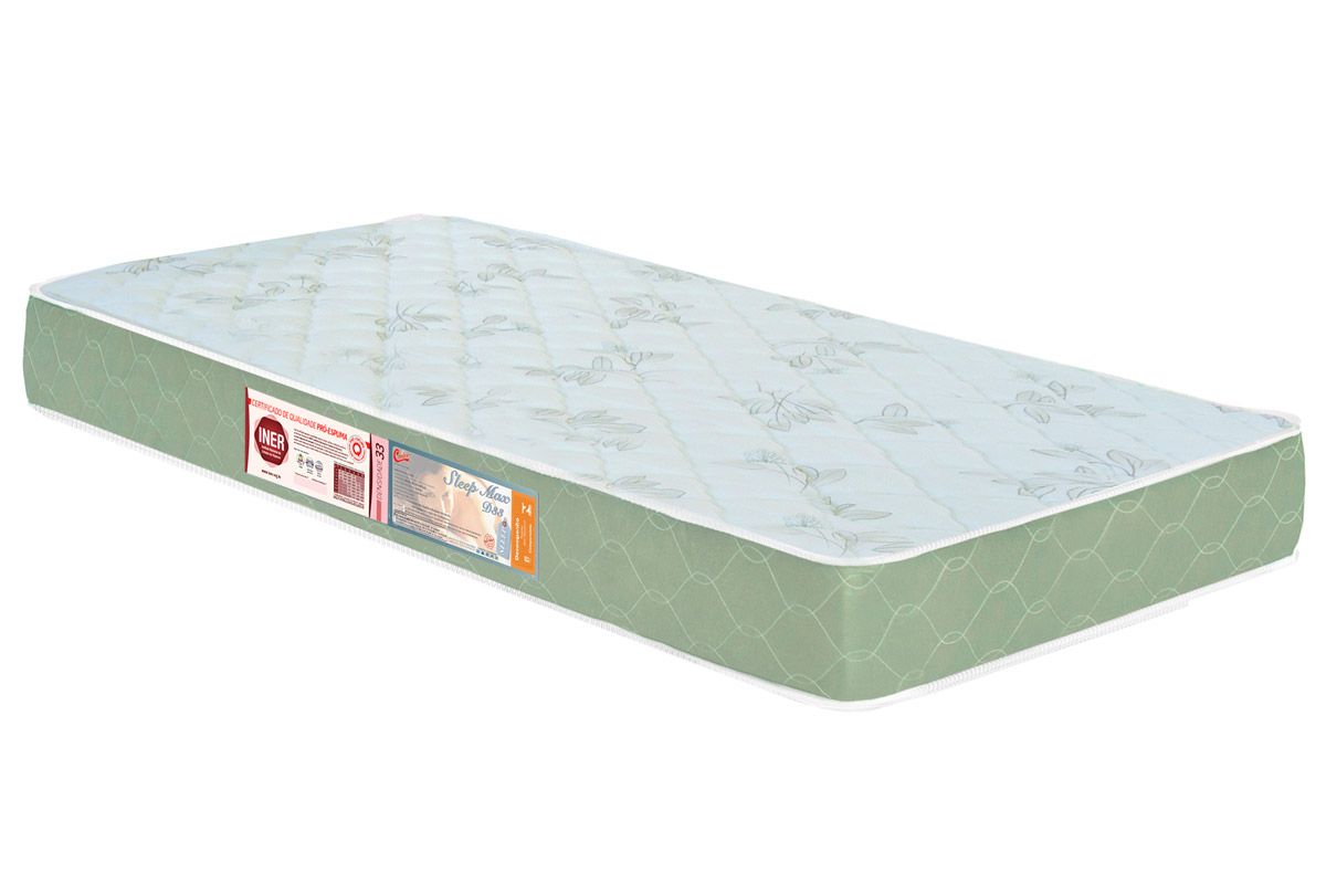Colchão Castor D33 Sleep Max Solteiro - 0,78x1,88x0,18