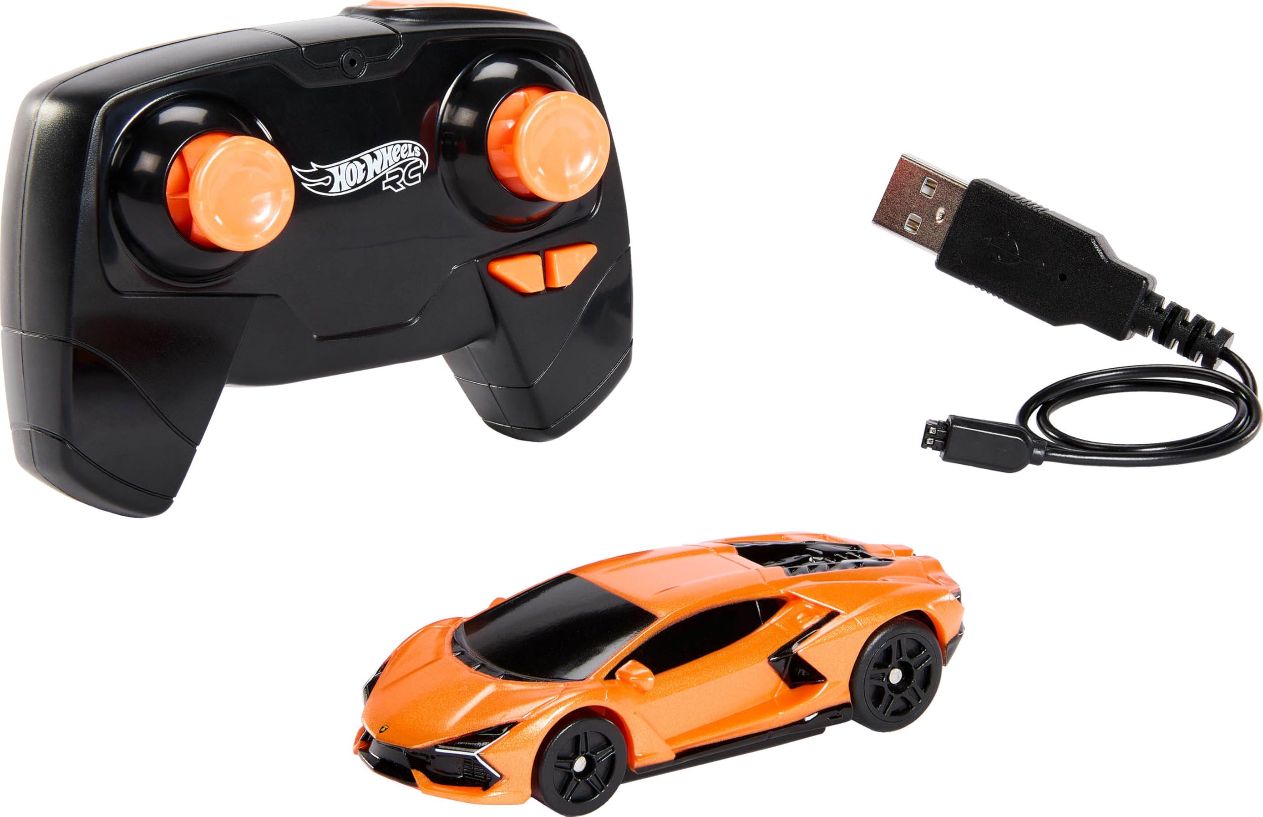 Carro De Brinquedo Rc Hot Wheels Lamborghini Revuelto Escala 1:64