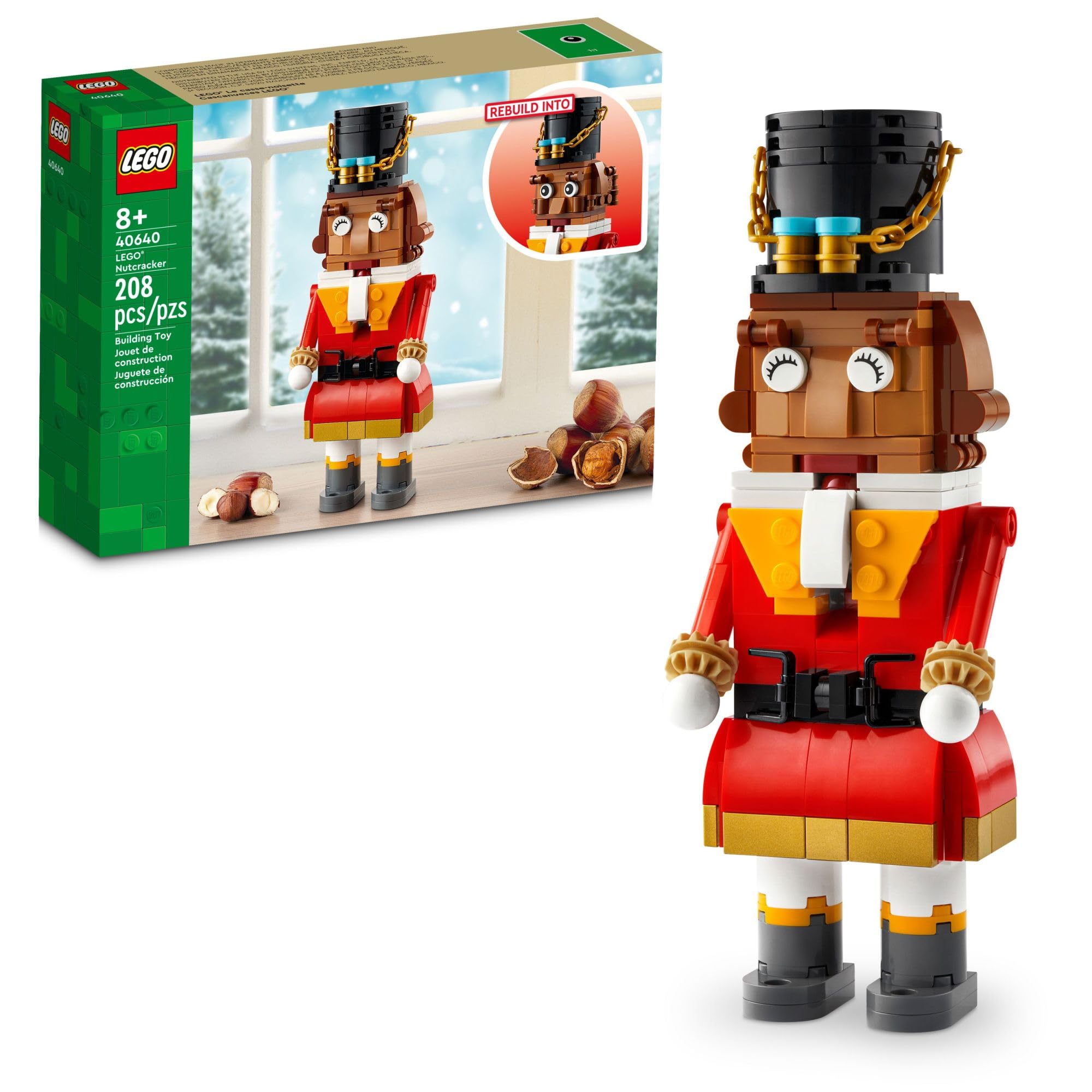 Conjunto De Construção Lego Nutcracker Figure Toy Para Crianças De 8 Anos Ou Mais