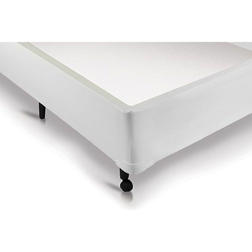 Cama Box Baú Castor Courino Branco New Solteiro 78 - imagem 3