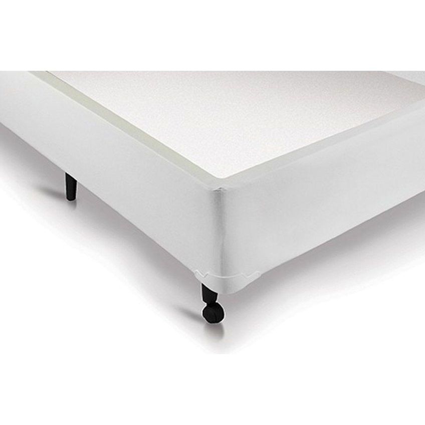 Cama Box Baú Castor Courino Branco New Solteiro 78 - imagem 4