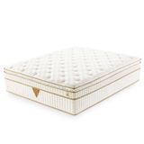 Colchão Qgel Pocket Plus- Latex Com Cobre Sobre Molas Medida Casal 138x188cm Opcionais Kit Zen