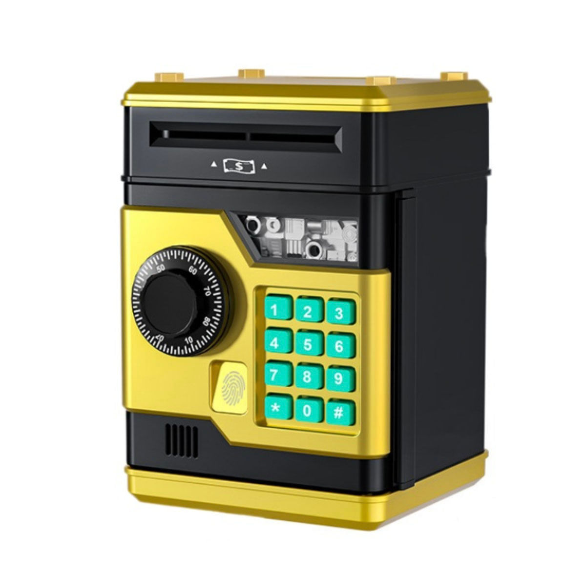 Senha De Impressão Digital Do Piggy Bank Atm Bank Creative Savings V