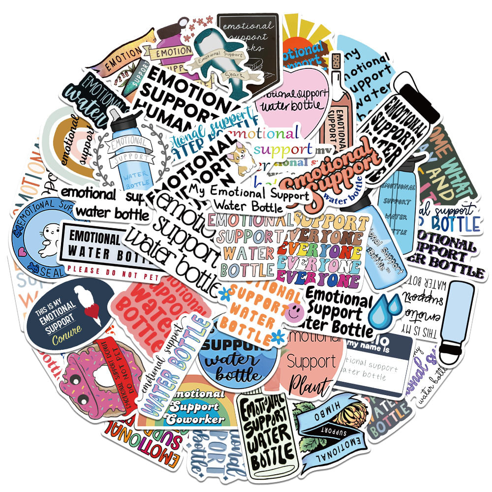 Pacote De Adesivos My Social Battery, 50 Unidades De Vinil Impermeável