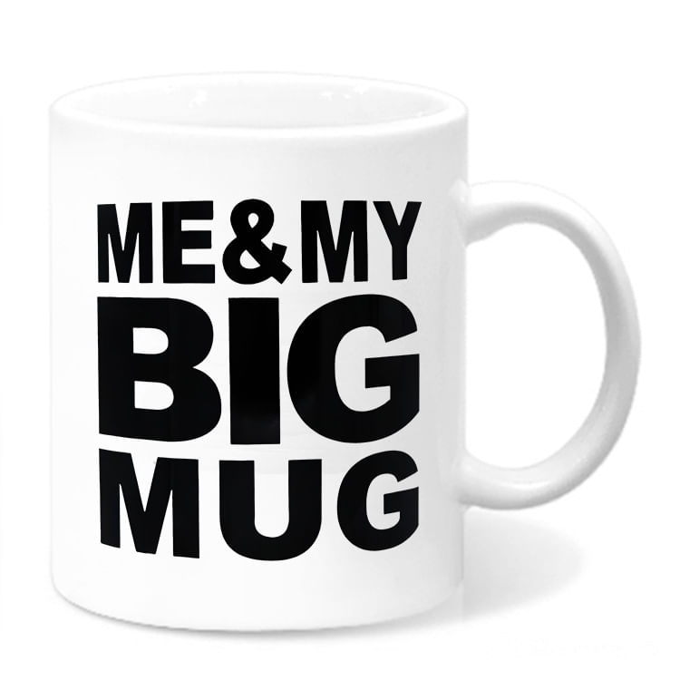 Caneca De Café Cerâmica Me &amp; My Big Mug 350ml