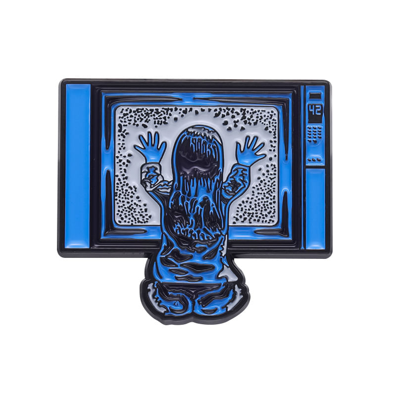 Brooch Pins Horror Tv Girl Alloy Para Blusa Lapel Pin Badge
