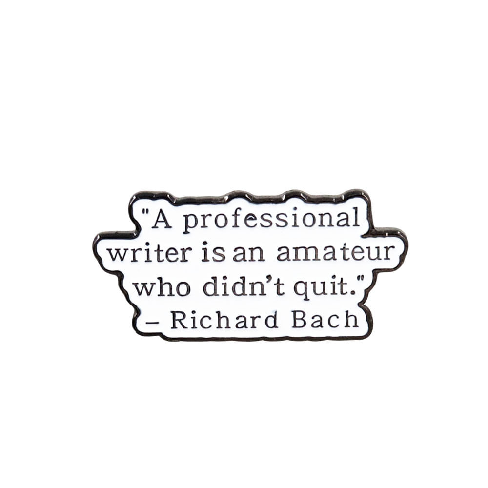 Citação Inspiradora De Brooch Pins Richard Bach Writing Mo