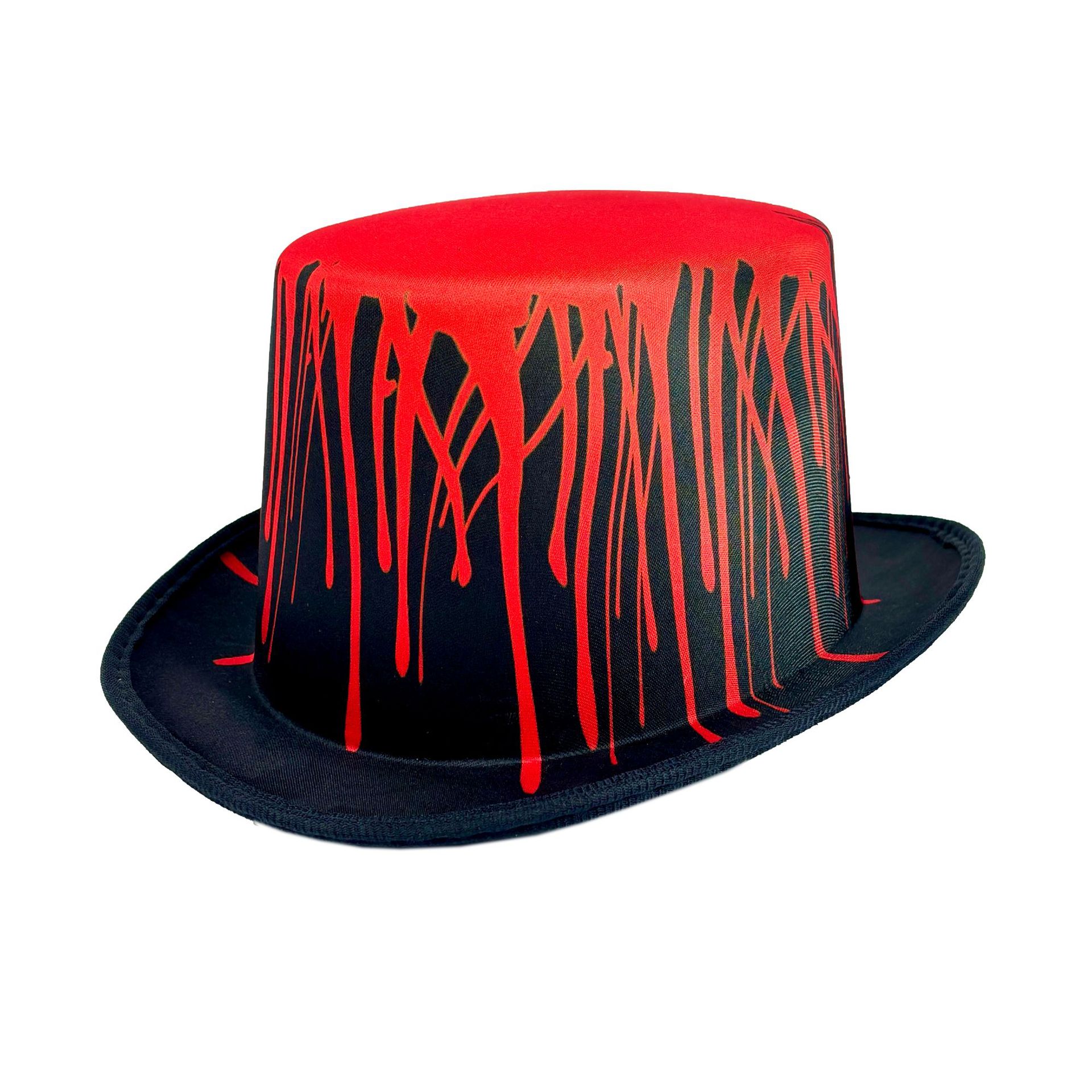 Chapéu Blood Drip Lincoln Top, Fantasia De Halloween, Tamanho Adulto