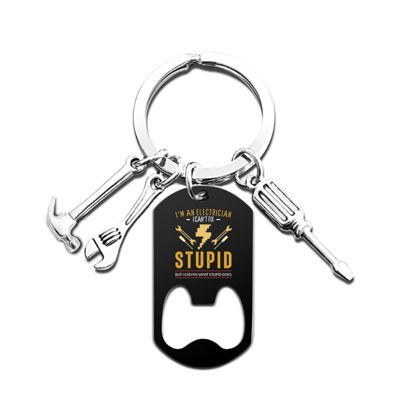Abridor De Garrafas Multiferramentas Keychain Funny Electricist