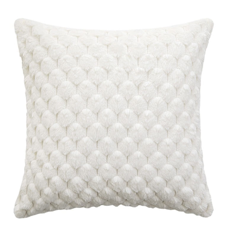 Fronha De Pelúcia Soft Snowflake 45x45cm Single Decorative C