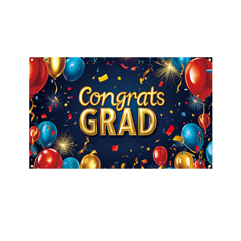 Tapeçaria Para Pendurar Na Parede, Parabéns, Graduação, 180x110cm