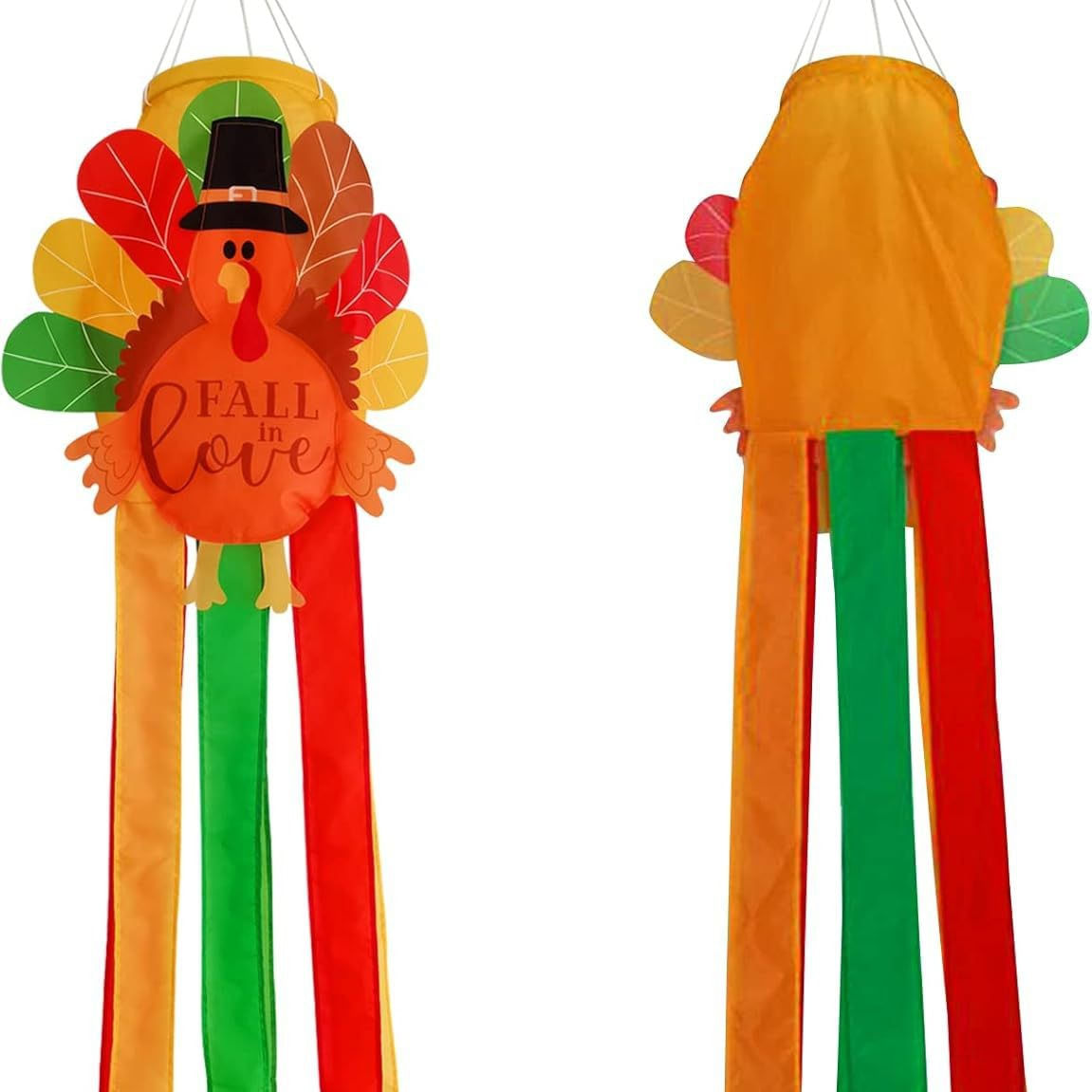 Bandeira De Windsock, Dia De Ação De Graças, Turquia, 100 Cm, Poliéster Ao Ar Livre