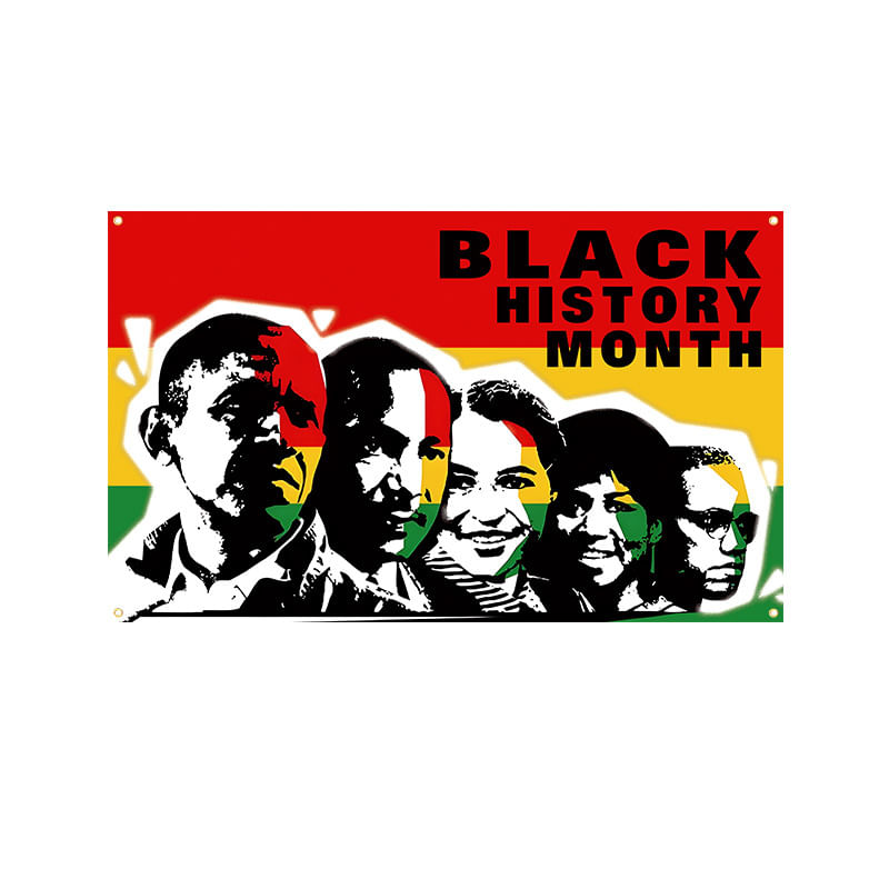 Tapeçaria Para Pendurar Na Parede Black History Month 180 Cm X 110 Cm