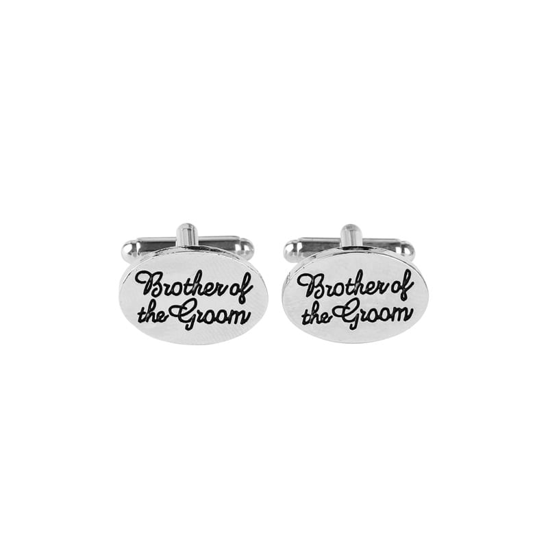 Cufflinks Brother Of The Groom Elegant Silver Alloy 12,5 G