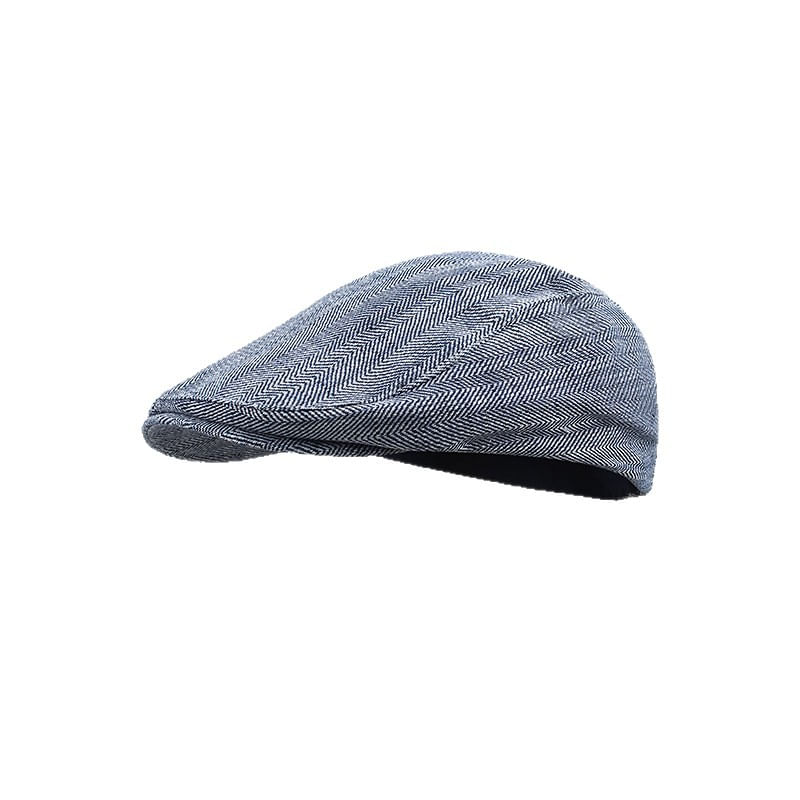 Chapéu Unissex Herringbone Flat Cap Gatsby Newsboy De Algodão/jeans