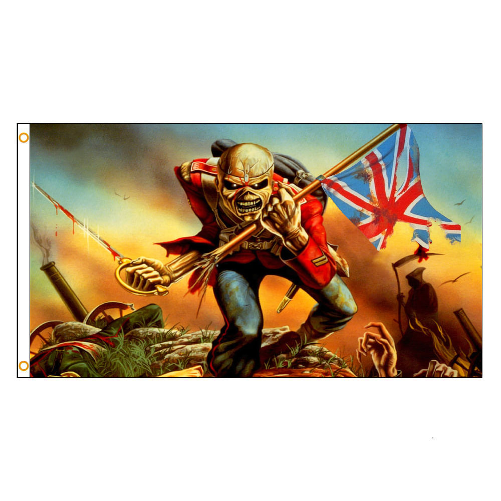 Flag Skull Soldier 150x90cm - Banner De Poliéster Premium
