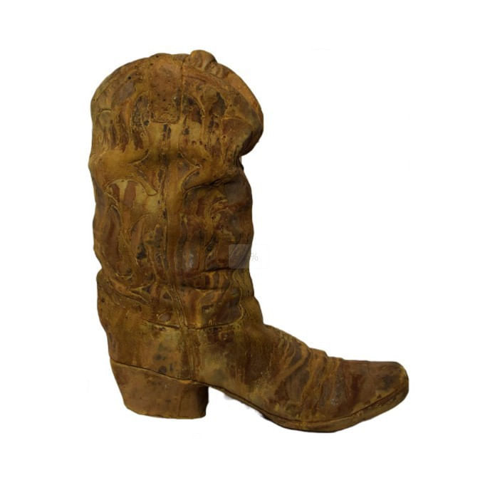 Escultura De Resina Cowboy Boot Planter Para Decoração De Jardim