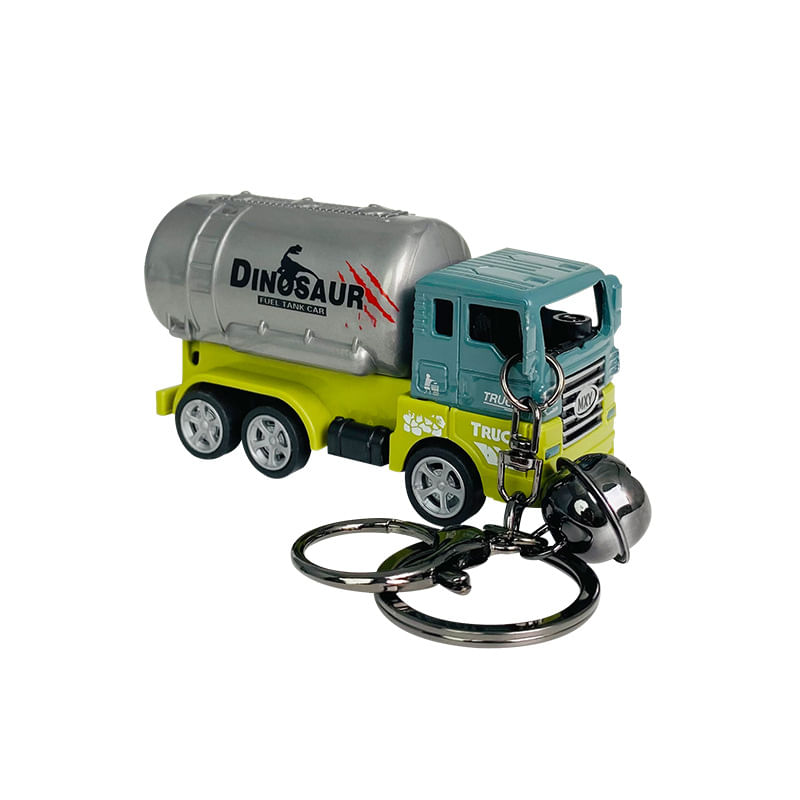 Chaveiro Dinosaur Fuel Tank Truck Plastic &amp; Alloy Kids