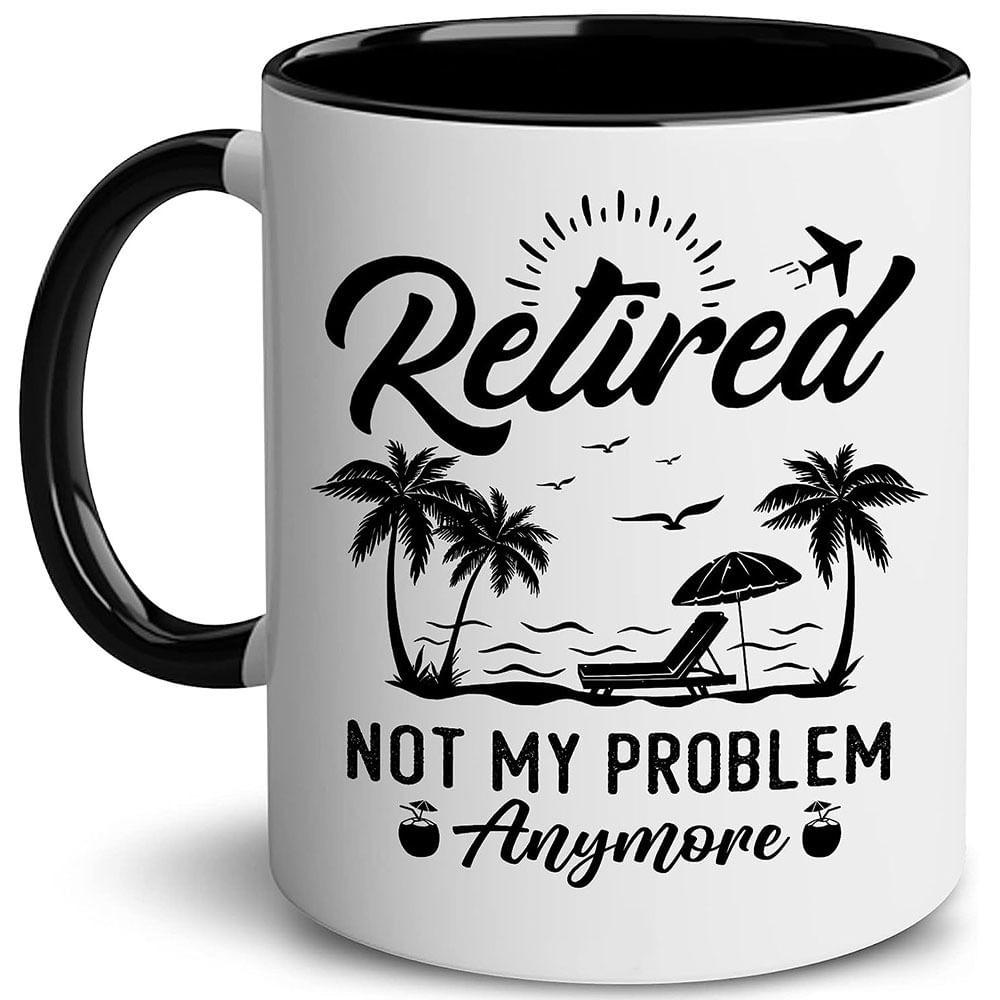 Caneca De Café Retirement 'not My Problem Anymore' 350 Ml