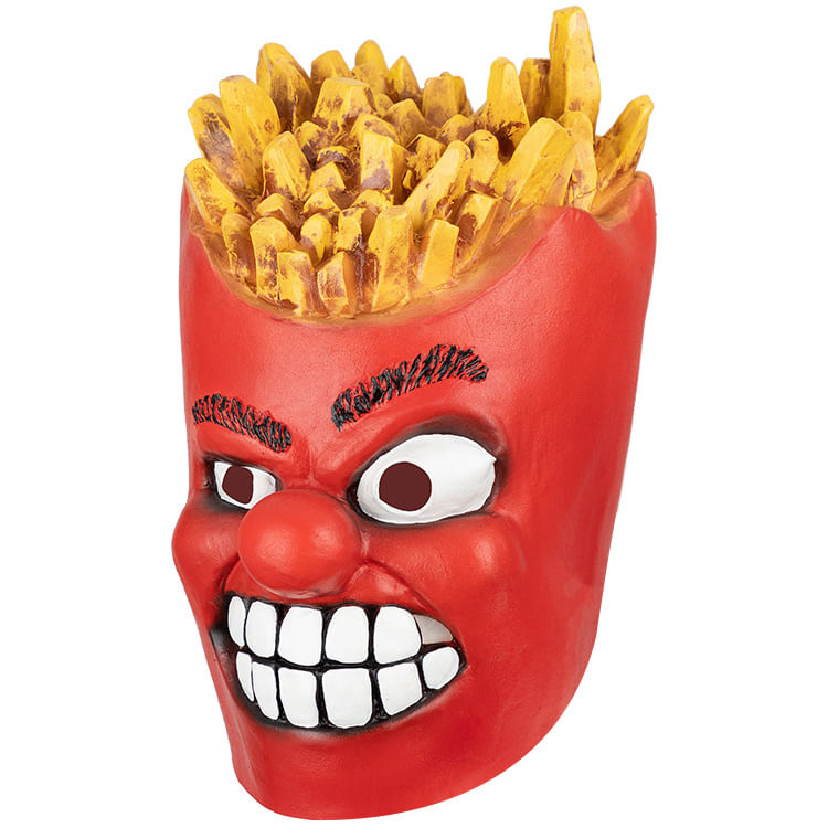 Máscara De Resina Engraçada De Batatas Fritas Para Adultos Em Festas De Halloween