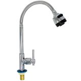 Torneira Gourmet Flexível Cromada Cozinha Mesa Bancada 1/4