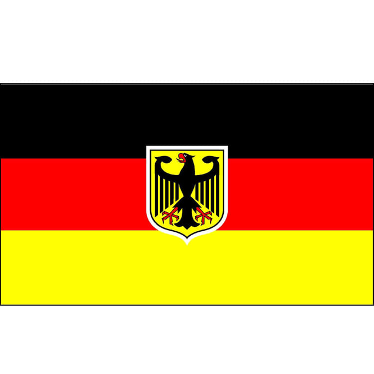 Bandeira Germany Eagle 150x90cm - 100% Poliéster