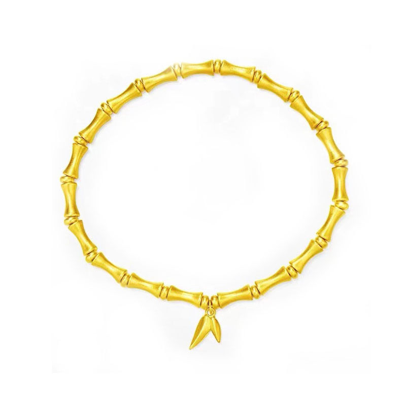 Pulseiras De Bambu De Estilo Chinês Banhadas A Ouro