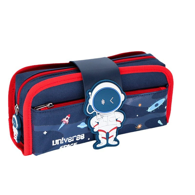 Estojo De Lápis Cartoon Astronaut Design De Grande Capacidade