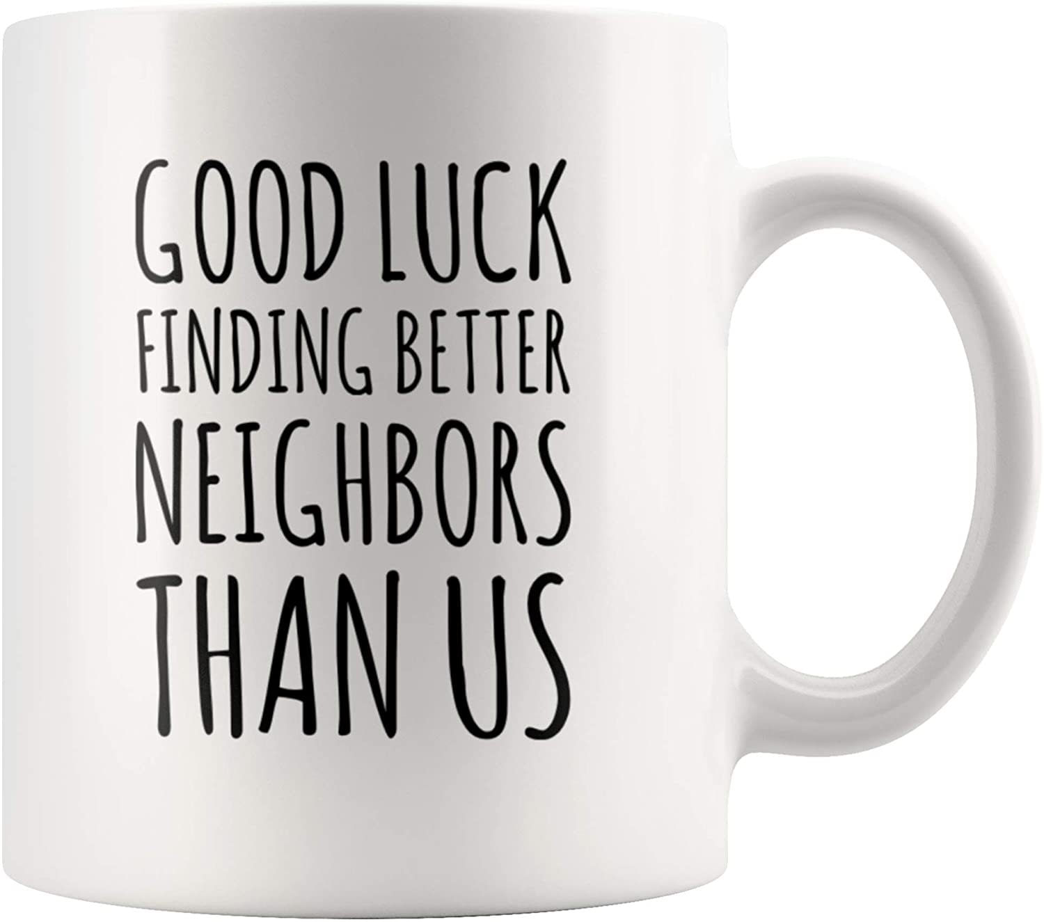 Caneca De Café Em Cerâmica Good Luck Finding Better Neighbors 350ml