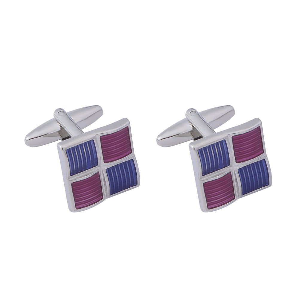 Cufflinks, Esmalte Multicolorido Elegante Genérico Para Homens