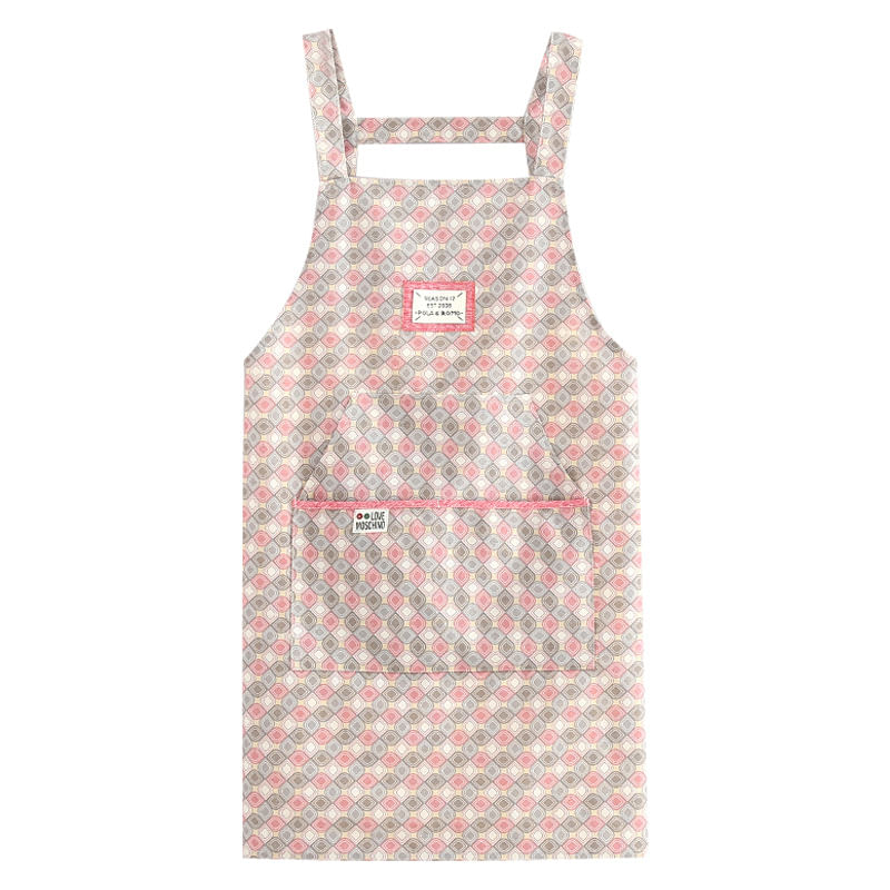 Avental Leve De Estilo Coreano Para Mulheres Poliéster Rosa