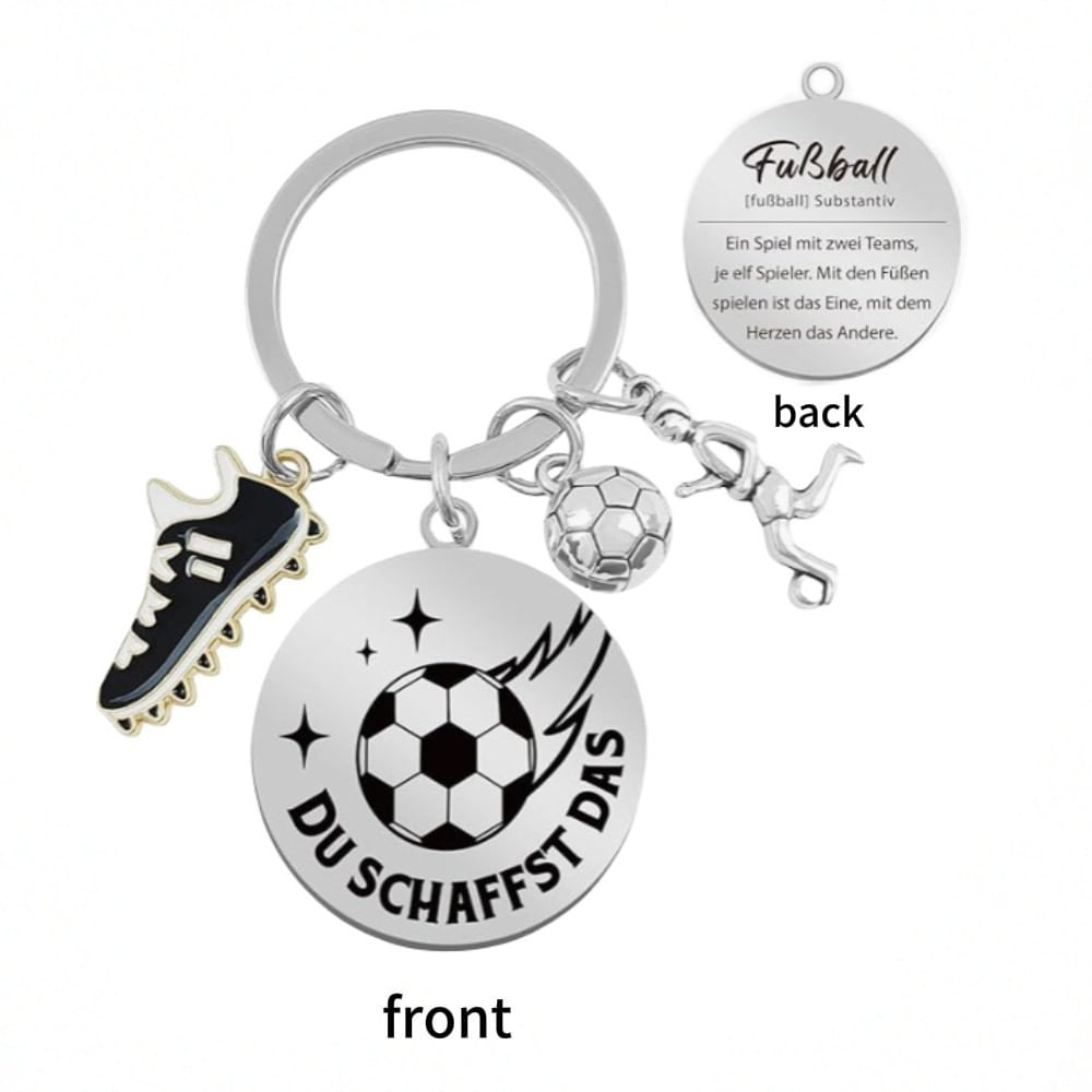 Chaveiro Du Schaffst Das Soccer Motivational Football