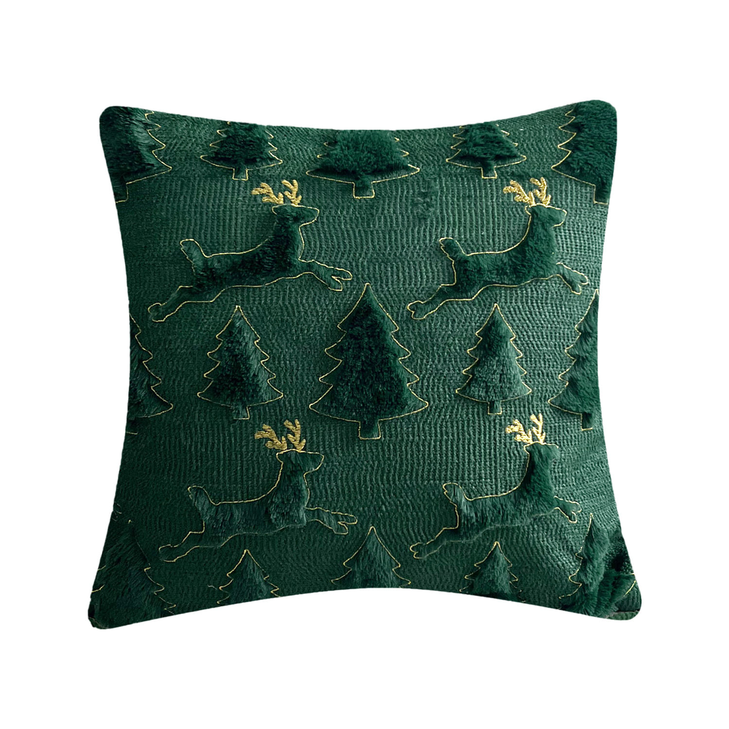 Fronhas De Natal, Renas E Pinheiros De Pelúcia