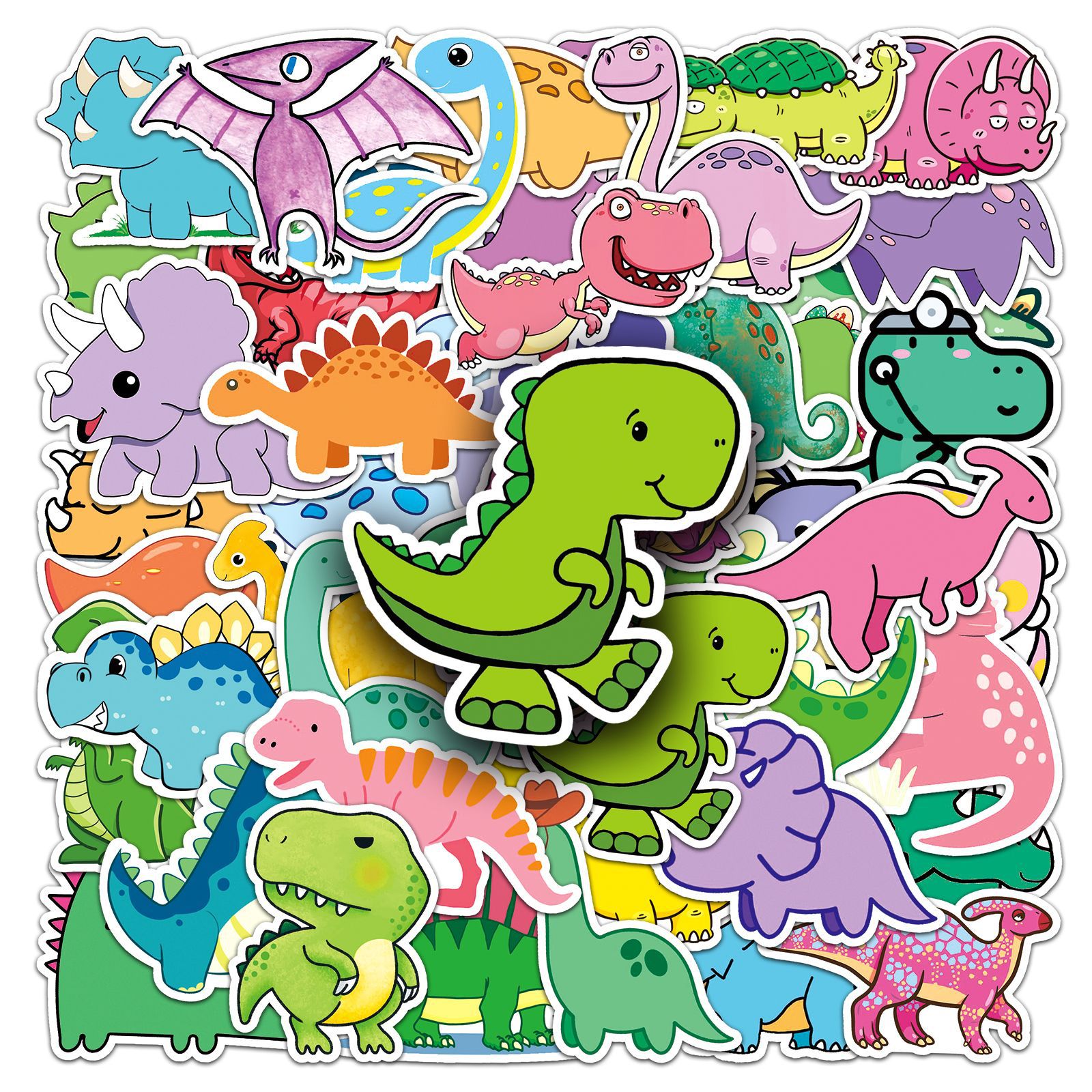 Adesivos Chameleon Cartoon Lizard Decalques 50 Unidades À Prova D'água