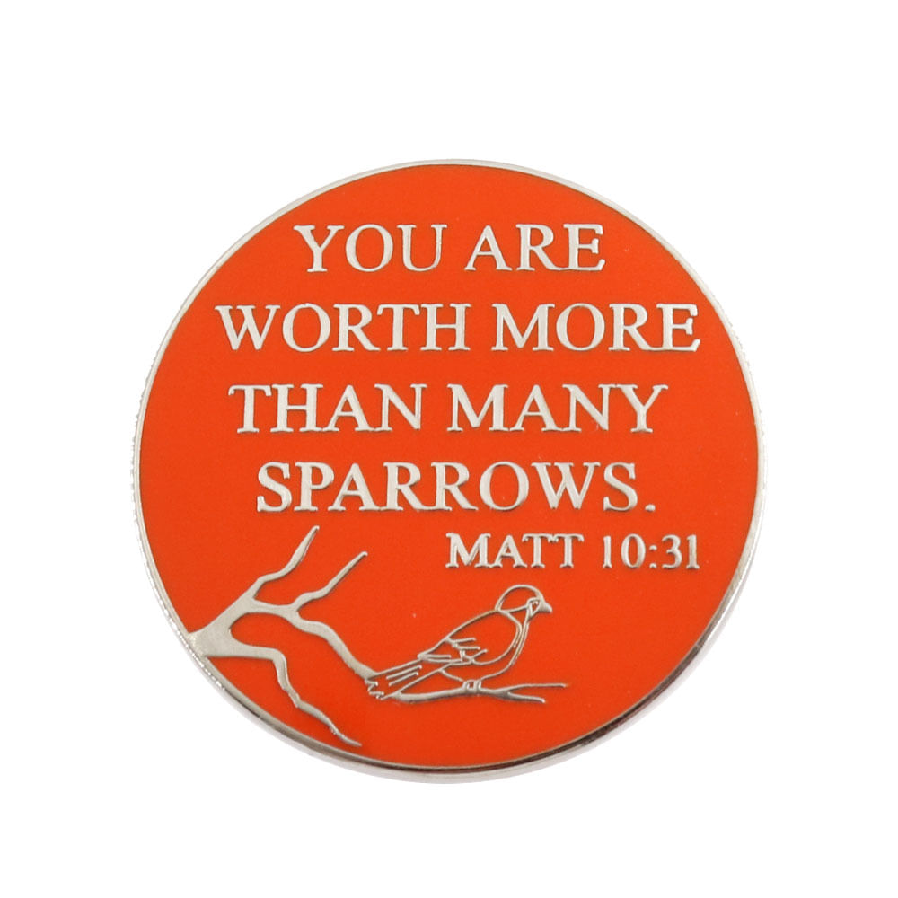 Alfinete De Broche Você Vale Mais Do Que Muitos Pardais Em Liga