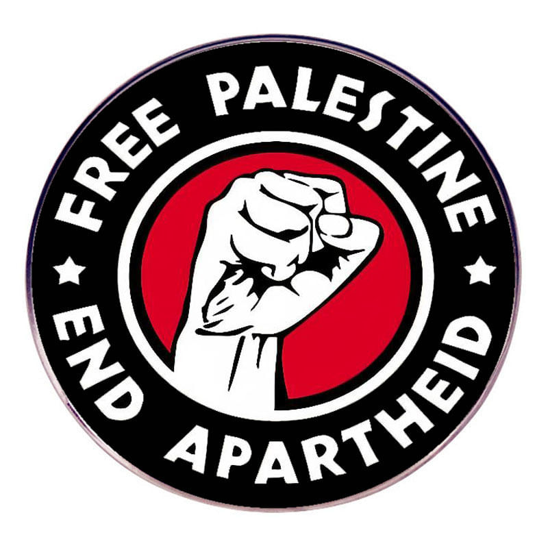 Broche Badge Free Palestine, Alfinete De Lapela Redondo, Liga De 3 Cm
