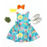 VESTIDO VERAO 2021 TROPICALIA 17038 MON SUCRE INFANTIL