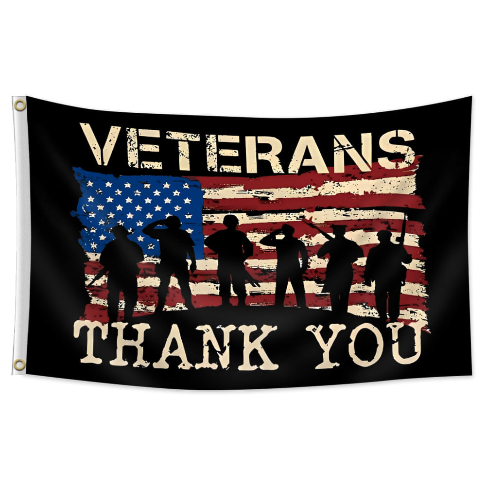 Flag Veterans Memorial 150x90cm Poliéster Premium