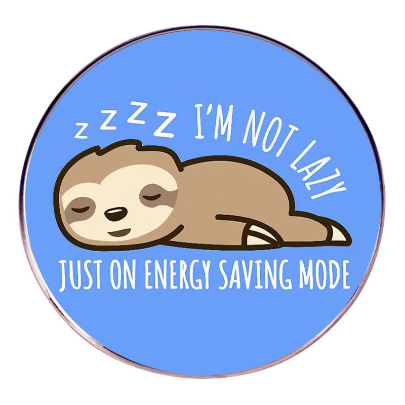 Broche Pin Cute Sloth Cartoon Lapel Badge Alloy 3x3cm
