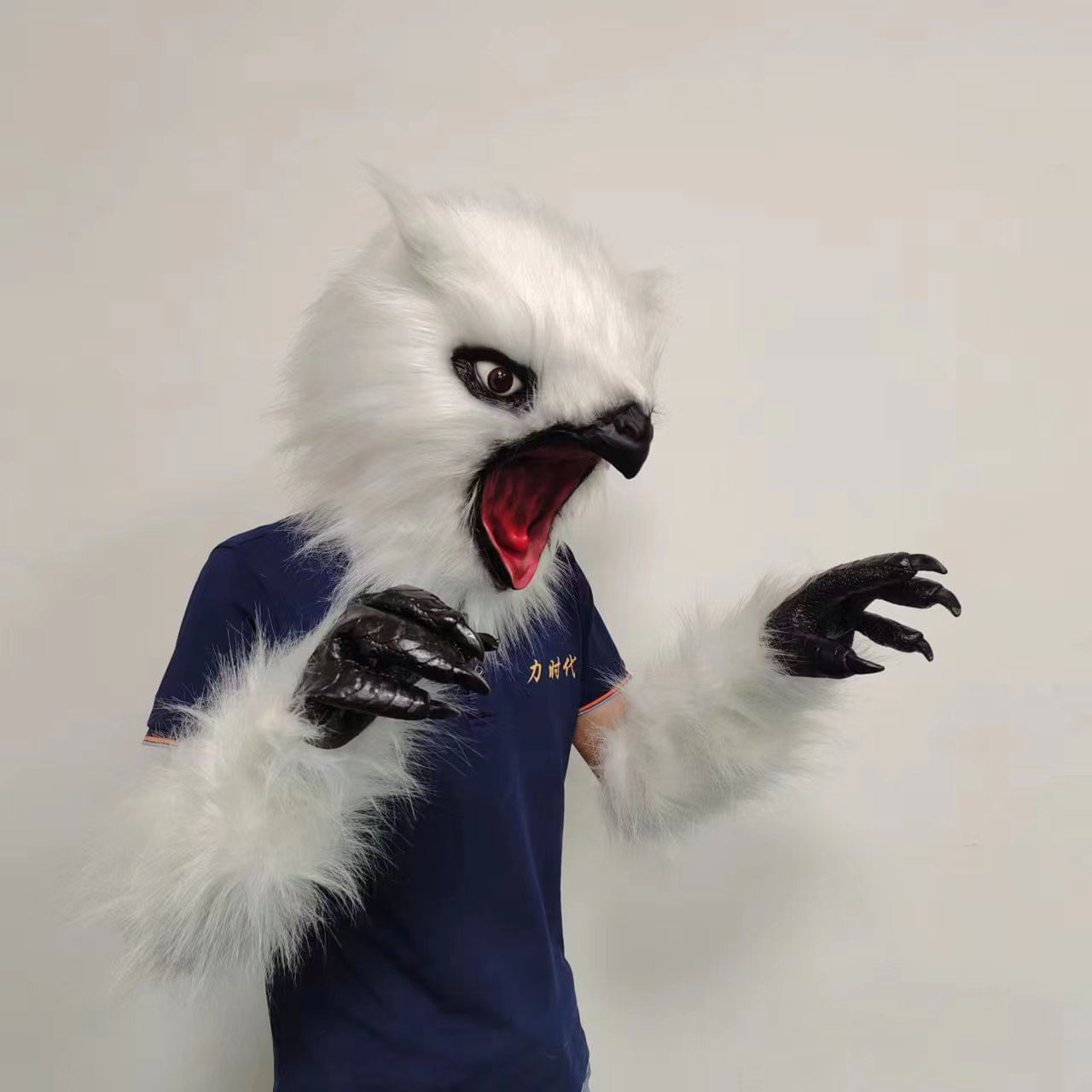 Máscara De Fantasia Resin Owl Bear Animal Head Para Halloween E Cosplay