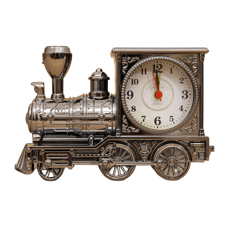 Despertador Creative Vintage Train Engine Retro Style
