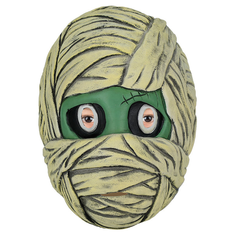 Máscara Facial Mummy 3d Resin Creepy Para Halloween E Cosplay