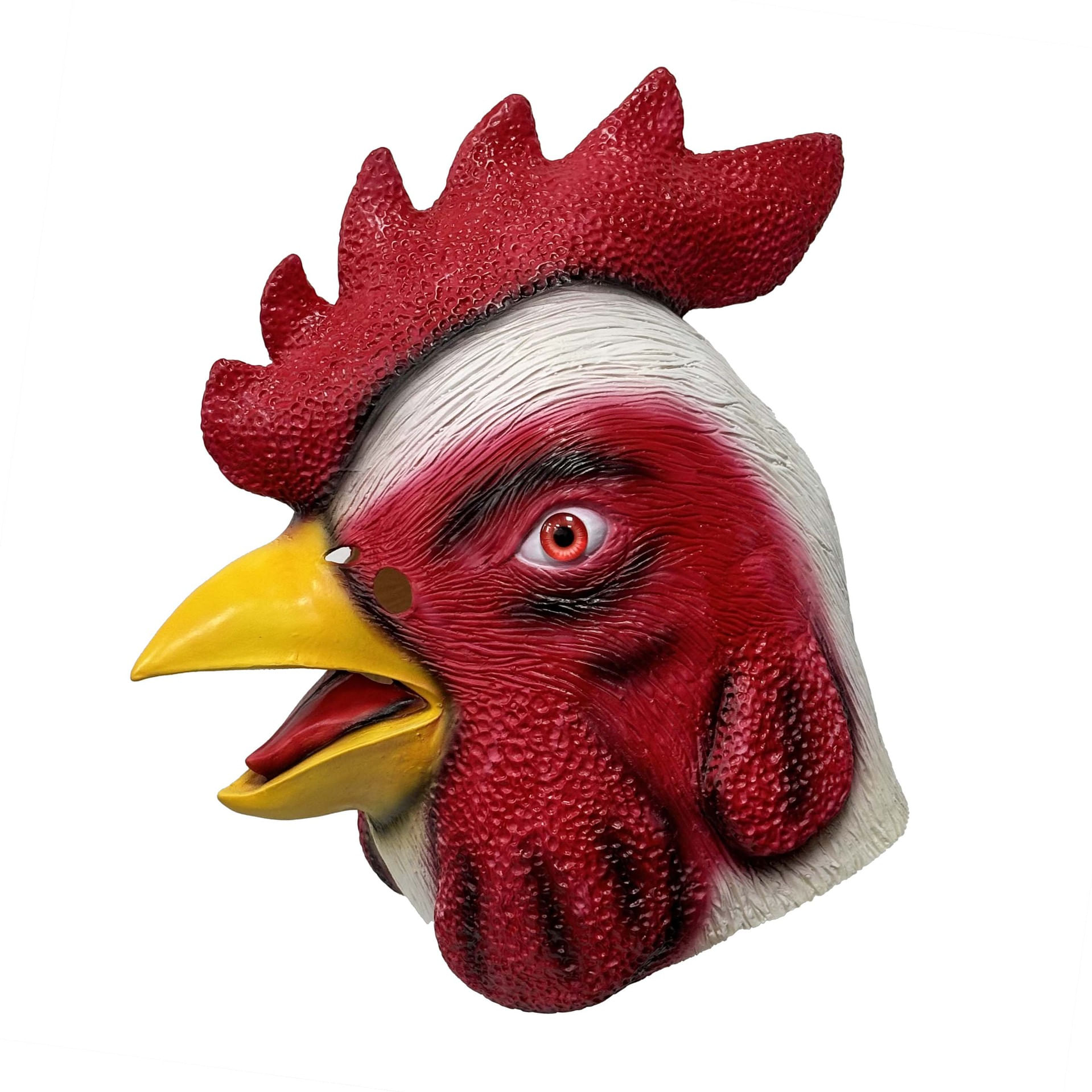 Máscara 3d Rooster Realistic Resin Chicken Head Para Halloween