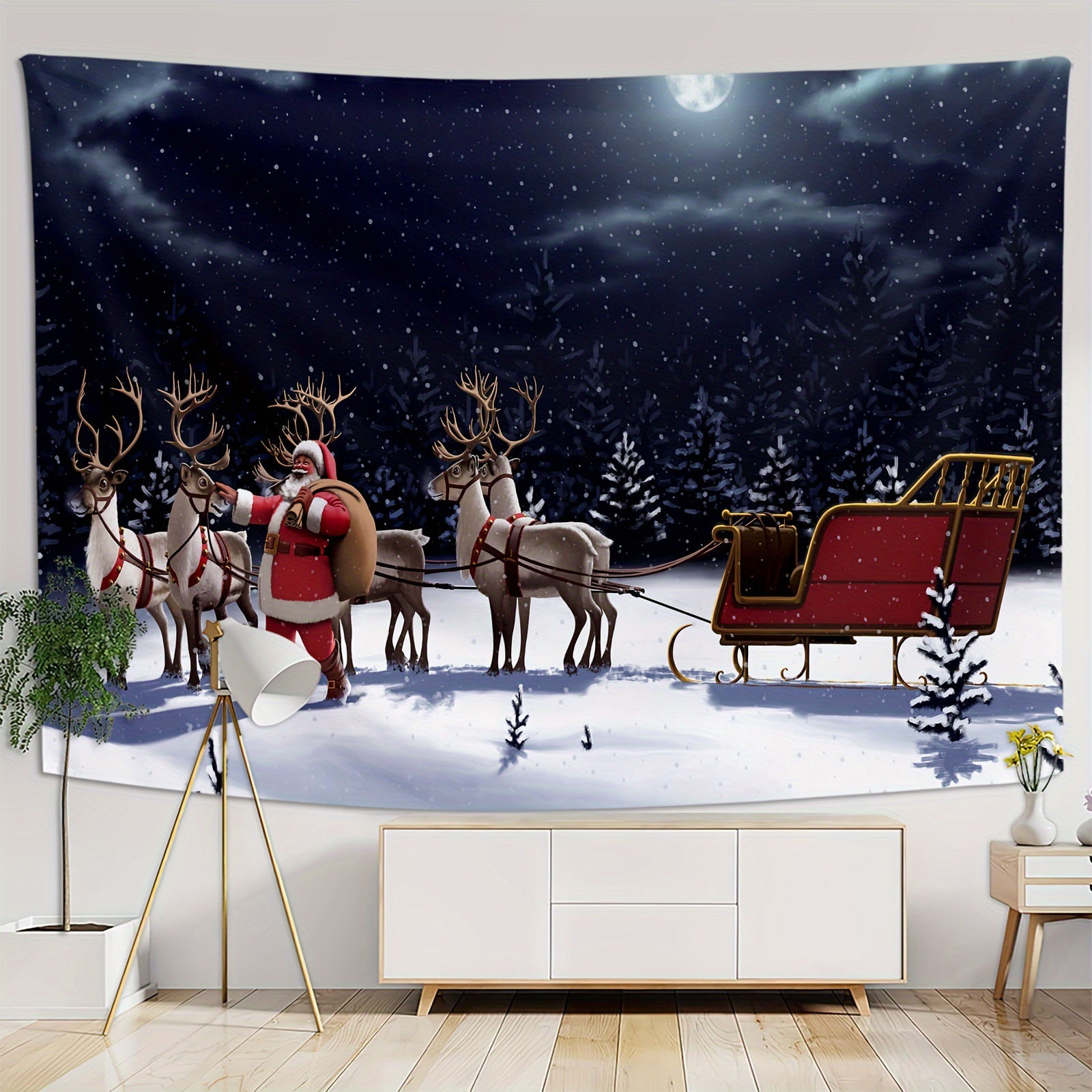 Tapeçaria Para Pendurar Na Parede Tiki Bar Tropical Hawaiian Totem 150x130cm