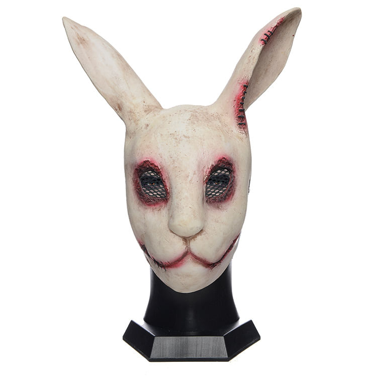 Máscara Scary Bloody Bunny Halloween Cosplay Horror E Resin